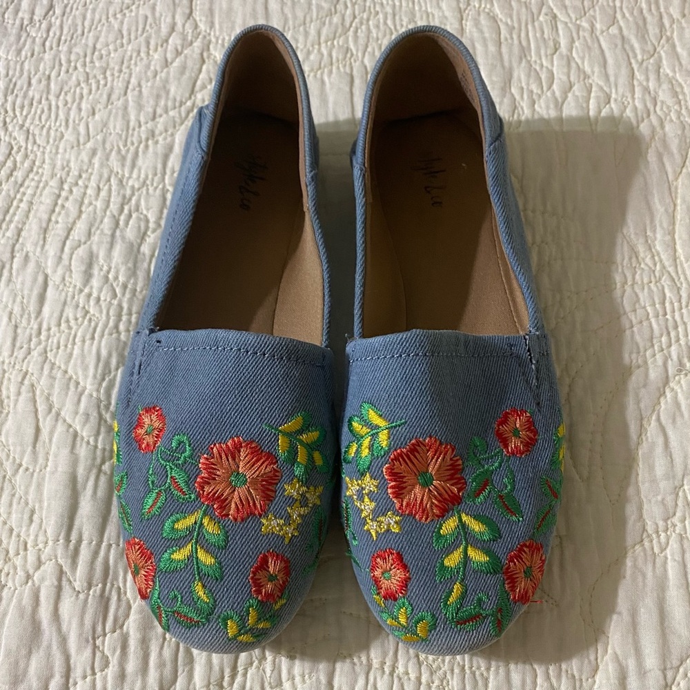 8.5M Style & Co loafers denim